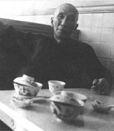 A rare shot of Ip Man enjoying a cup of Kung Fu Tea.  Few individuals in the west know that the venerable master was a big fan of cafe culture and often spent hours with his students in local restaurants after class.