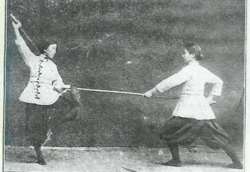 Female martial artists (including Chen Laoshi) from the later Jingwu Association, another liberal group seeking to use the martial arts to reform and "save" chinese society.