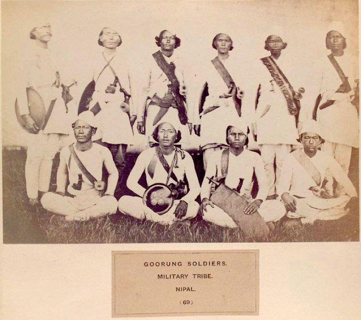 Kukri.Nepal Goorung soldiers