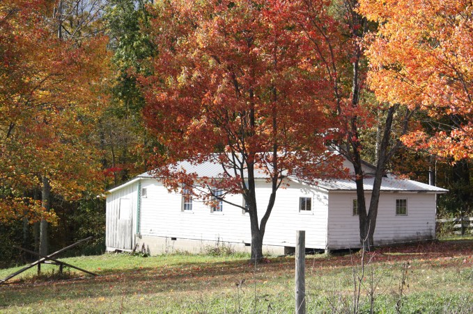 One room schoolhouse. October 2012, Conewango Valley.