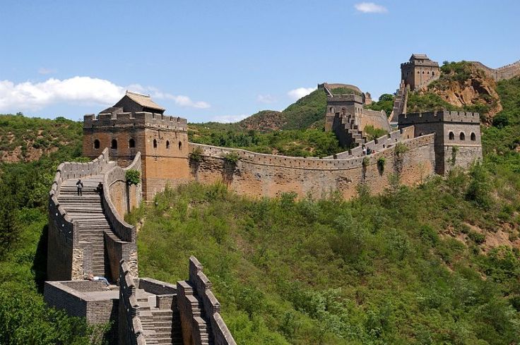 Great Wall of China near Jinshanling. Source: Wikimedia.