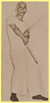 Ip Man with his Bat Cham Do.