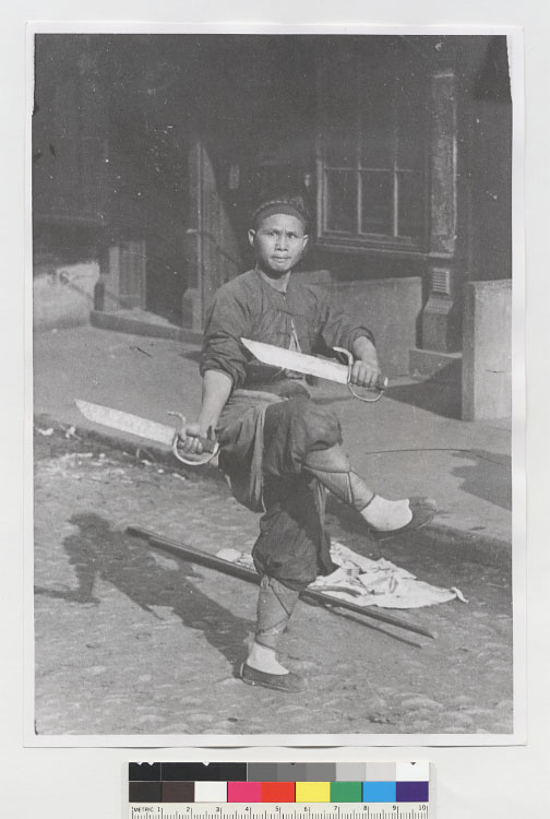 Arnold Genthe and Will Irwin. Genthe’s Photographs of San Francisco’s Old Chinatown. New York: Mitchell Kennerley. 1913. (First published in 1908). A high resolution scan of the original photograph can be found at the Bancroft Library, UC Berkley).