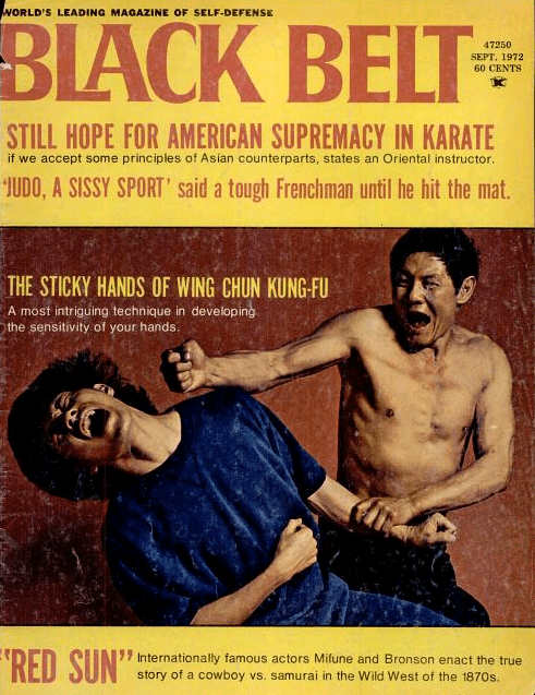 Cover of "Black Belt Magazine." September, 1972.