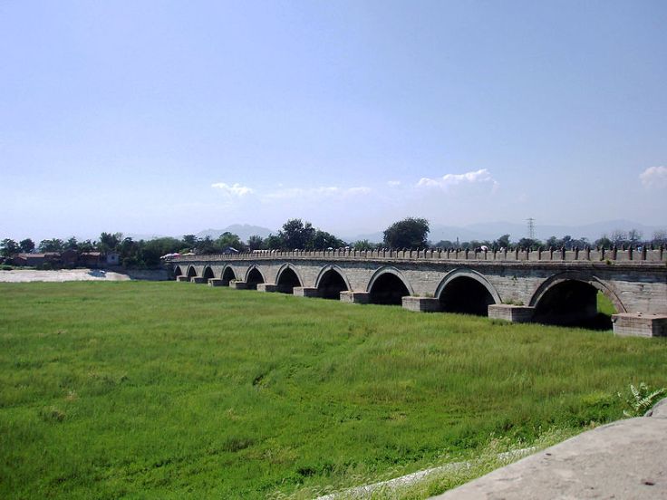 Marco Polo Bridge.  Source: Wikimedia.