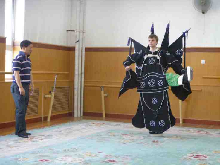 Prof. Lu working with a student from Finland.  Source: Property of Daniel Mroz.