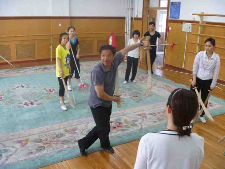 Prof. Lu teaching Shuang Dao. Source: Property of Daniel Mroz.