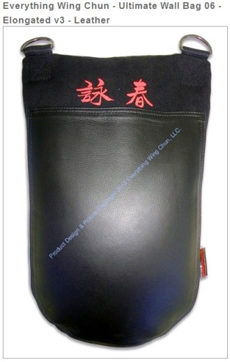 Photo of Wallbag.  Source: Everything Wing Chun.