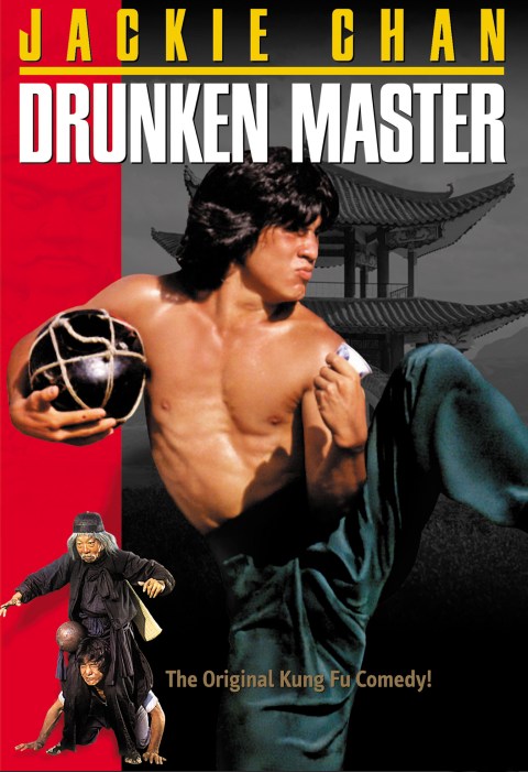Advertising image for a North American release of Drunken Master.