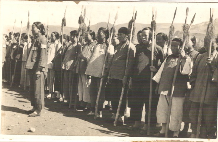 Communist Party Women's Militia in Yanan, 1938. Photographer unknown.