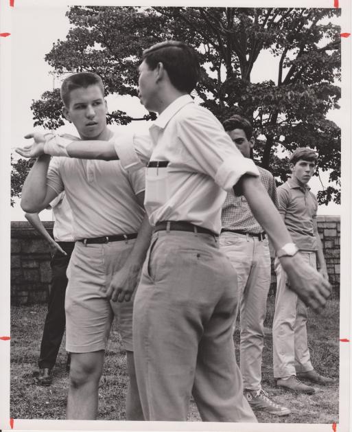 William Chen, demonstrating Taijiquan in NYC during the summer of 1965. Source: Authors Personal Collection.