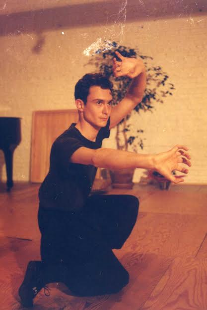 Daniel Mroz playing Choy Li Fut’s Ke Lung Ma or “Dragon Riding Stance” in Brussels, Belgium in the 1990s. Photo by Satyanarayanan Nair.