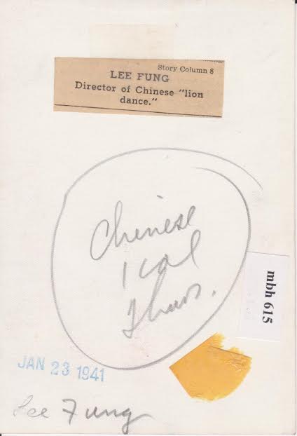 Lion Dance.Lee Fung.Back