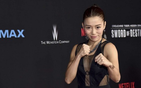 JuJu Chan at the Los Angeles premiere of Crouching Tiger. Hidden Dragon - Sword Of Destiny. Source: SCMP.com