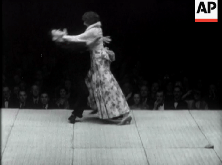 "London Sees Thrills Of Japanese Sport." A self-defense demonstration by a female martial artist, choreographed to as to be humorous for the audience.  Vintage Newsreel. 1932.