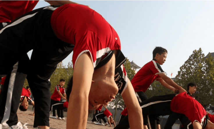 Students train at a Wushu Academy in Henan Province.  Source: SCMP.com