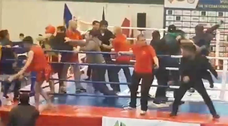 A fight between the Armenian and Azerbaijani camps at a recent Kung Fu tournament in the Ukraine. Source: https://www.rt.com