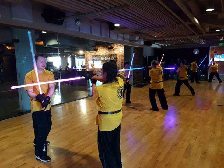 A photo of a recent Ludosport seminar run in San Francisco.