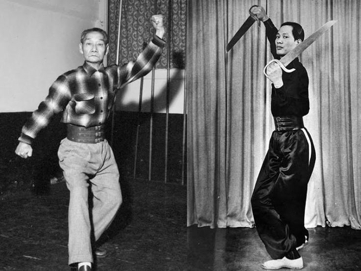 Lau Bun (left) and TY Wong were enforcers for the Hop Sing Tong in San Francisco's Chinatown, and oversaw the neighborhood's martial arts culture for more than a quarter century. Having largely predated the modern era of martial arts media, their pioneering careers often go unnoticed. (Lau Bun photo courtesy of UC Berkeley, TY Wong courtesy of Gilman Wong)