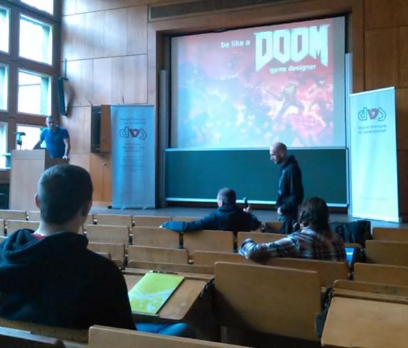 Mario Staller presenting what must have his third paper at this conference!