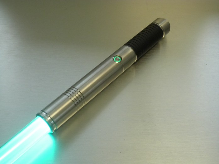 The JQ Pilgrim with black grips. Source: JQsabers.com